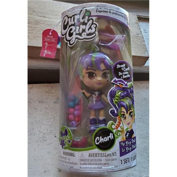 Basic Fun CurliGirls Charli, The Pop Star - Hairstyling Doll with MagiCurl Hair - Picture 1 of 6